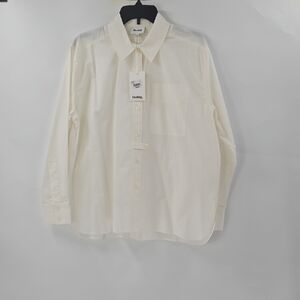 Darling Off White Button Down Shirt